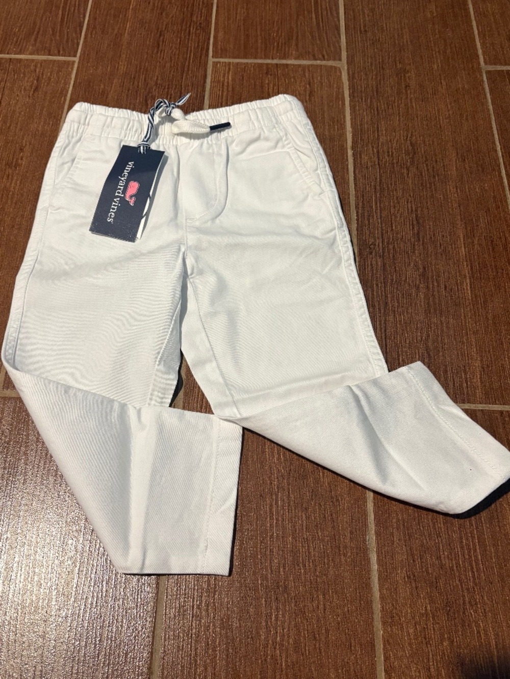 Vineyard Vines Boys' Pull-on Chino Pants white cap size 3T nwt brand new